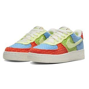 Nike Colorful Athletic Shoes with Red, Blue, and Green